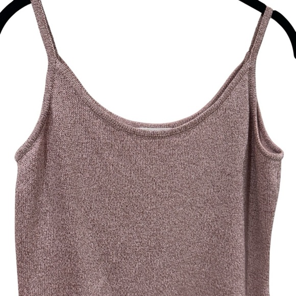 Vintage‎ Y2K St. John Collection Pink Sparkle Babydoll Tank Party Size M - Picture 3 of 10